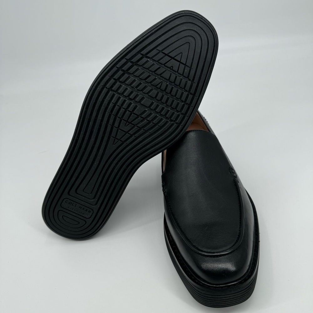 Cole Haan Women’s 9 Black Grand Platform Venetian Slip On Loafer - Picture 6 of 9